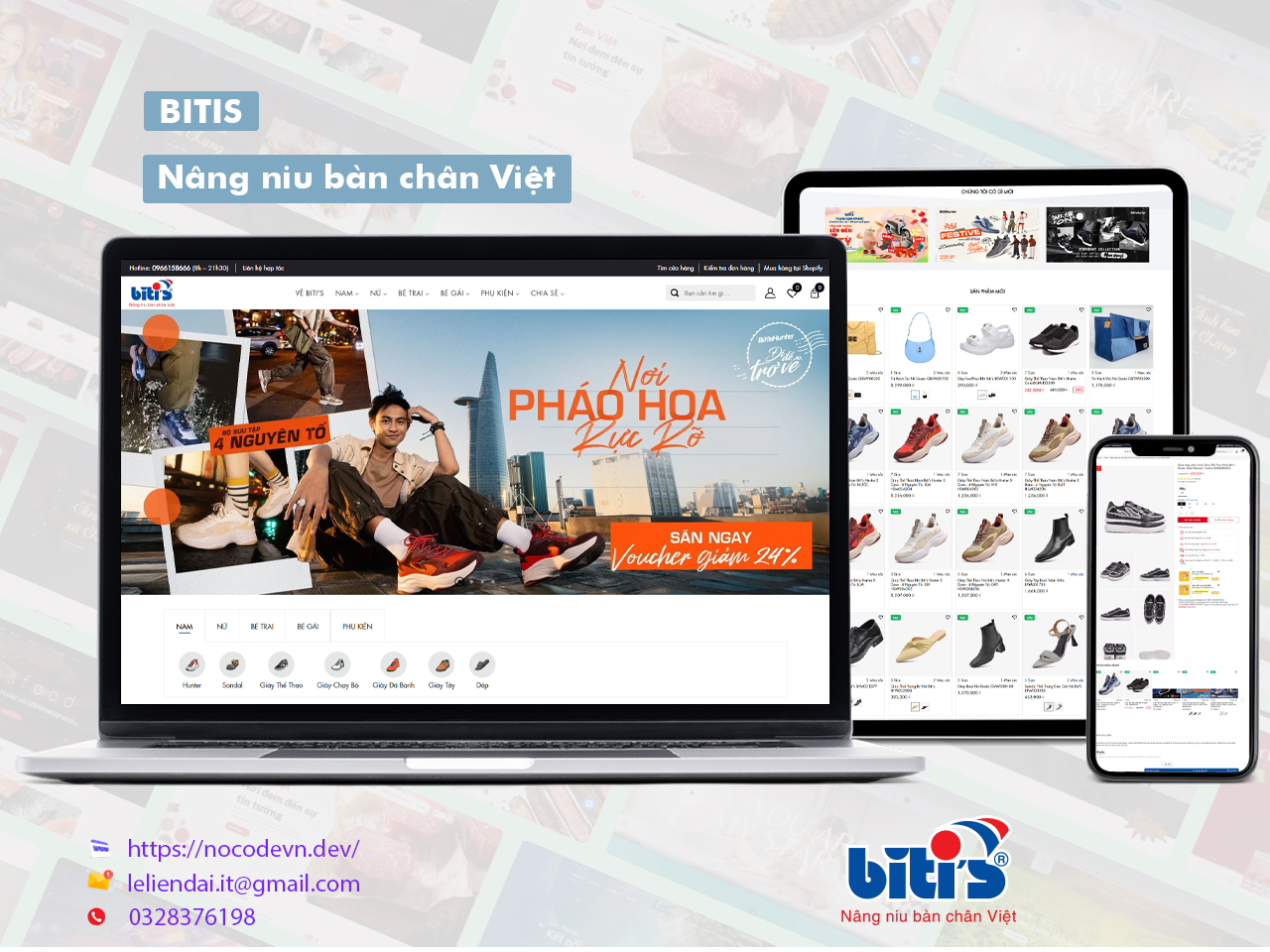 Bitis – Nâng niu bàn chân Việt